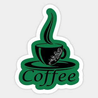 coffee design Sticker